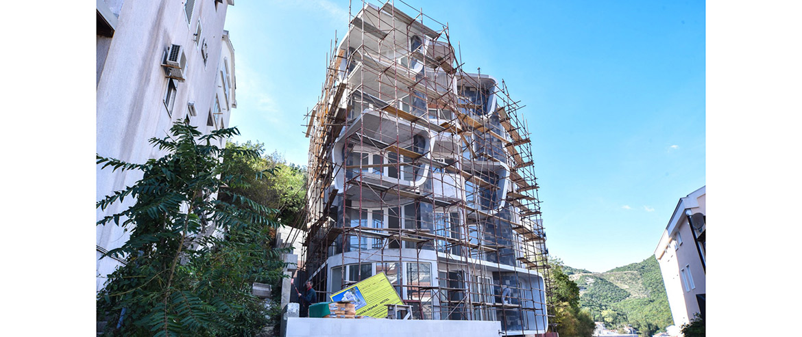 hotel pjerina budva montenegro construction adria invest