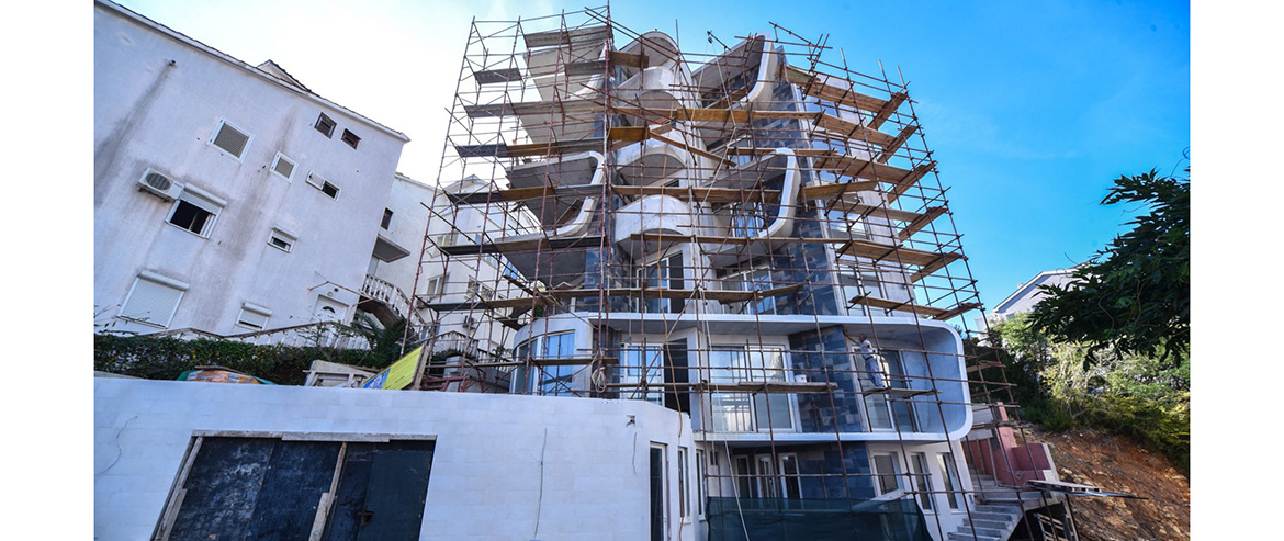 hotel pjerina budva montenegro construction adria invest